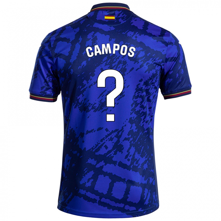 Kinderen Álex Campos #0 Donkerder Blauw Thuisshirt Thuistenue 2024/25 T-Shirt