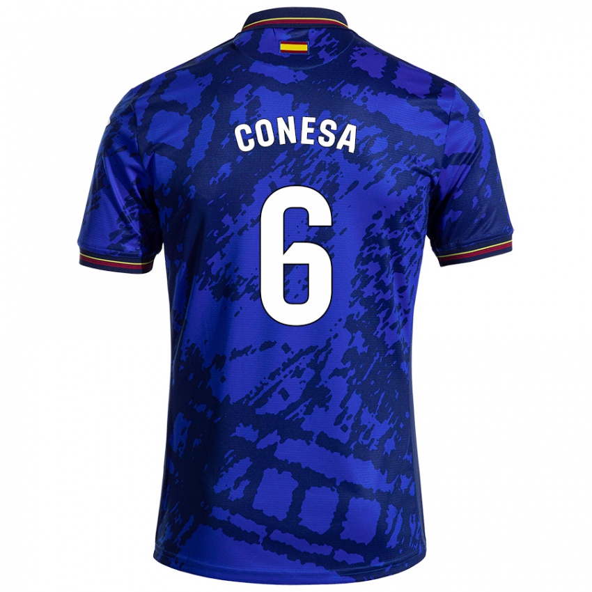 Kinderen Nico Conesa #6 Donkerder Blauw Thuisshirt Thuistenue 2024/25 T-Shirt