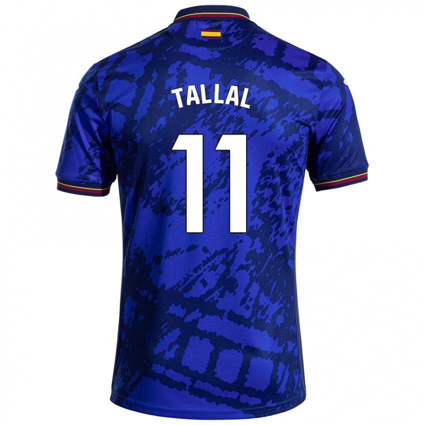 Kinderen Yassin Tallal #11 Donkerder Blauw Thuisshirt Thuistenue 2024/25 T-Shirt