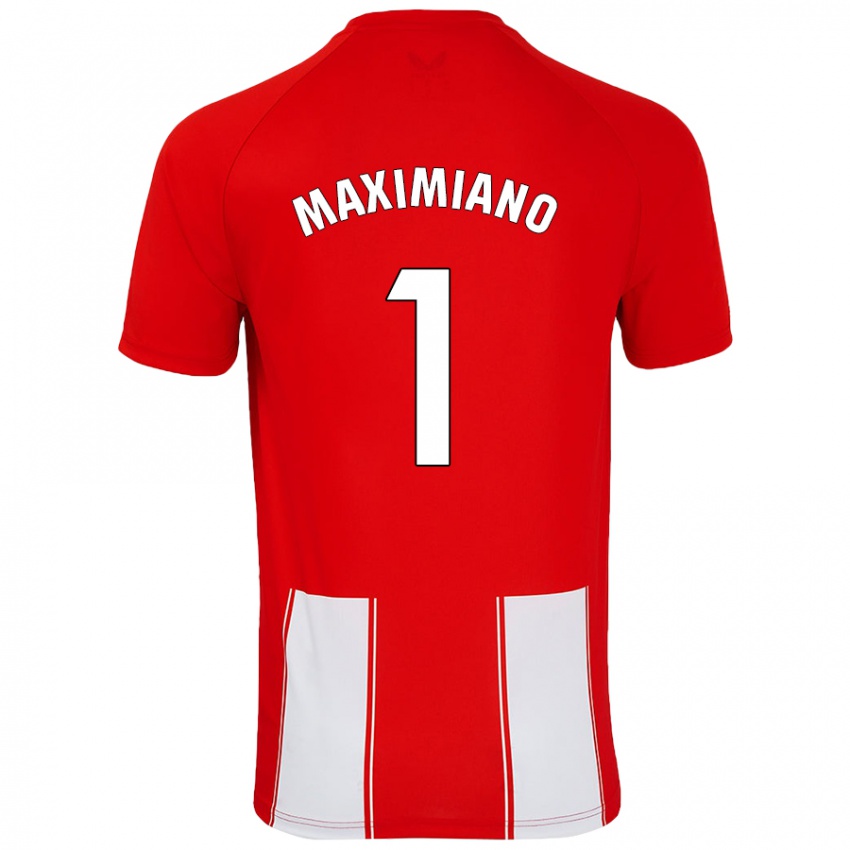 Kinderen Luís Maximiano #1 Rood Wit Thuisshirt Thuistenue 2024/25 T-Shirt