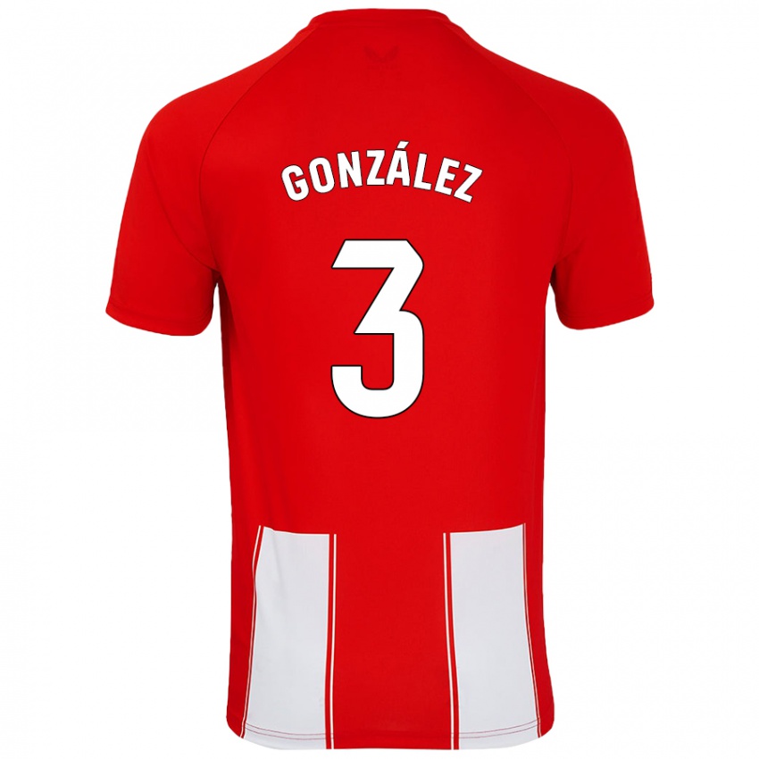 Kinderen Edgar González #3 Rood Wit Thuisshirt Thuistenue 2024/25 T-Shirt