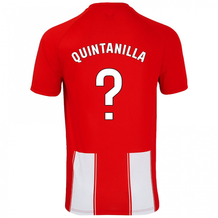 Kinderen Rubén Quintanilla #0 Rood Wit Thuisshirt Thuistenue 2024/25 T-Shirt