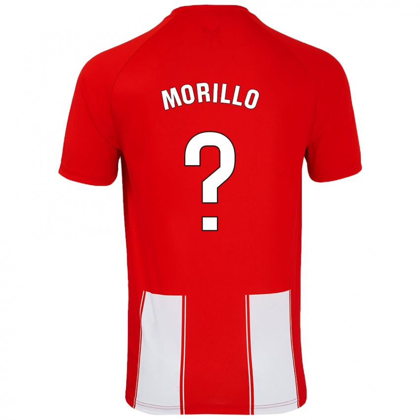 Kinderen Manu Morillo #0 Rood Wit Thuisshirt Thuistenue 2024/25 T-Shirt