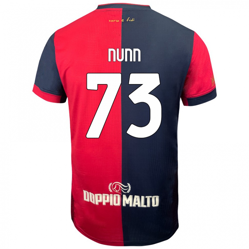 Kinderen Jack Nunn #73 Rood Donkerder Blauw Thuisshirt Thuistenue 2024/25 T-Shirt