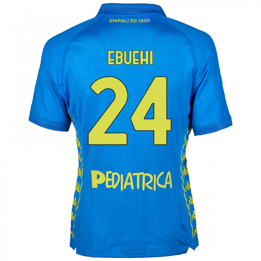 Kinderen Tyronne Ebuehi #24 Blauw Thuisshirt Thuistenue 2024/25 T-Shirt