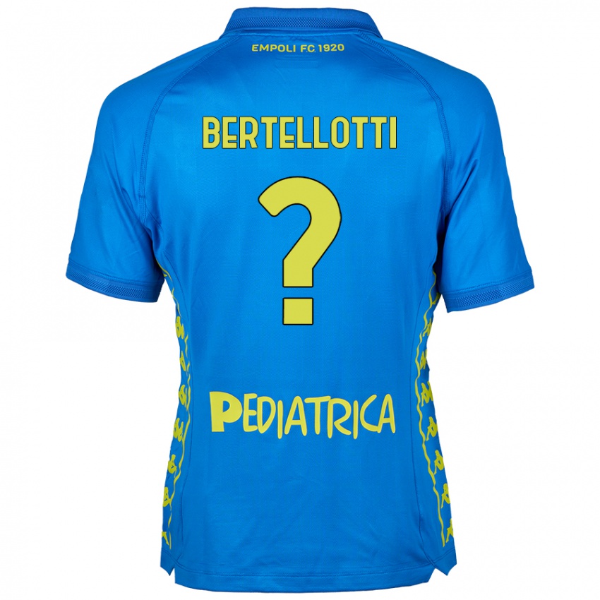 Kinderen Giacomo Bertellotti #0 Blauw Thuisshirt Thuistenue 2024/25 T-Shirt