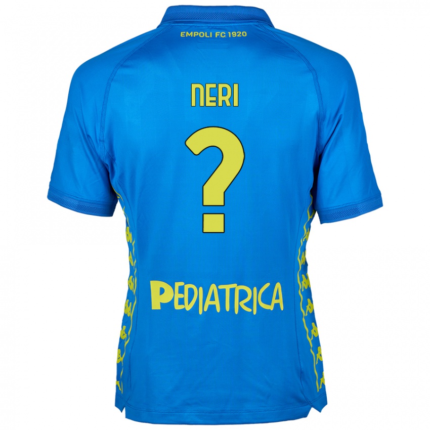 Kinderen Christian Neri #0 Blauw Thuisshirt Thuistenue 2024/25 T-Shirt