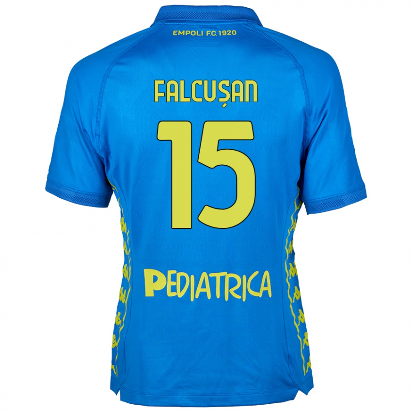 Kinderen Darius Fălcușan #15 Blauw Thuisshirt Thuistenue 2024/25 T-Shirt