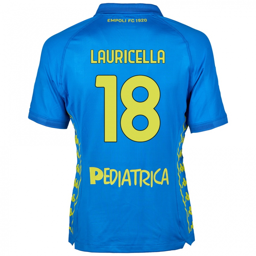 Kinderen Giovanni Lauricella #18 Blauw Thuisshirt Thuistenue 2024/25 T-Shirt