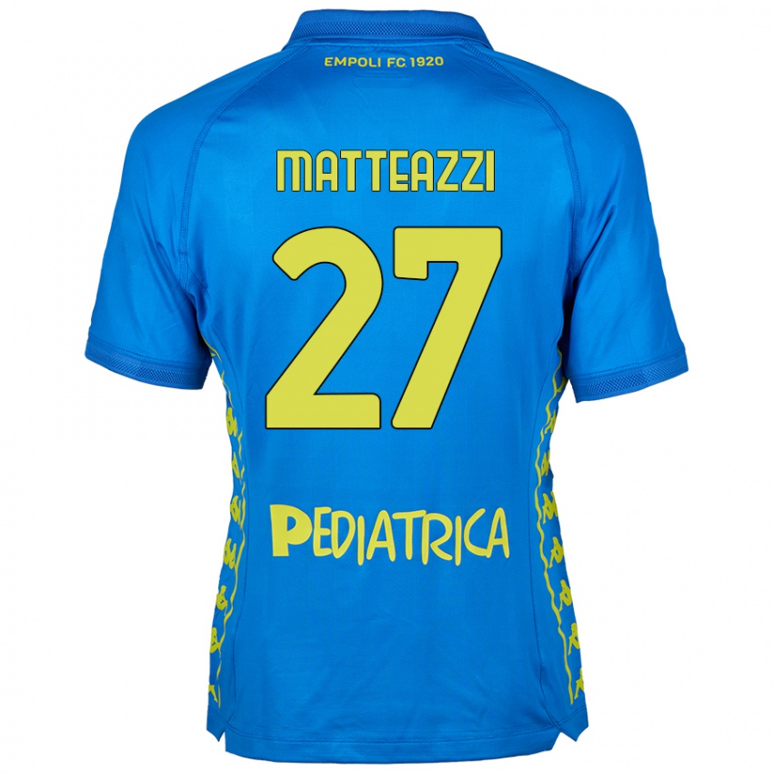 Kinderen Ernesto Matteazzi #27 Blauw Thuisshirt Thuistenue 2024/25 T-Shirt