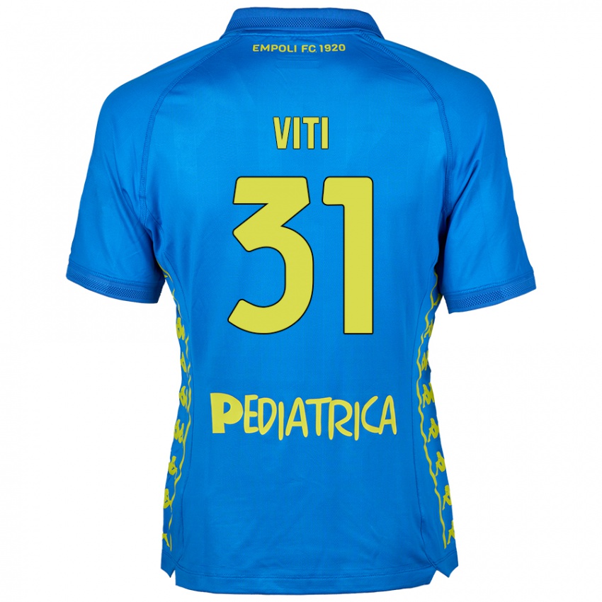 Kinderen Vittorio Viti #31 Blauw Thuisshirt Thuistenue 2024/25 T-Shirt