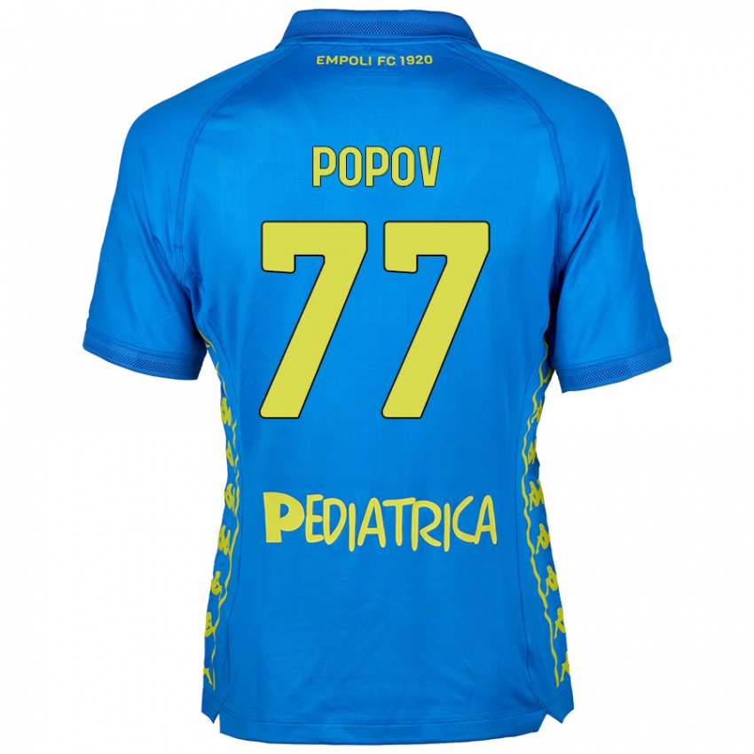 Kinderen Bogdan Popov #77 Blauw Thuisshirt Thuistenue 2024/25 T-Shirt