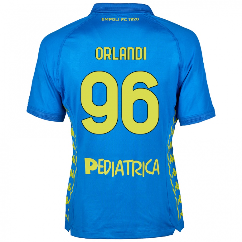 Kinderen Andrea Orlandi #96 Blauw Thuisshirt Thuistenue 2024/25 T-Shirt