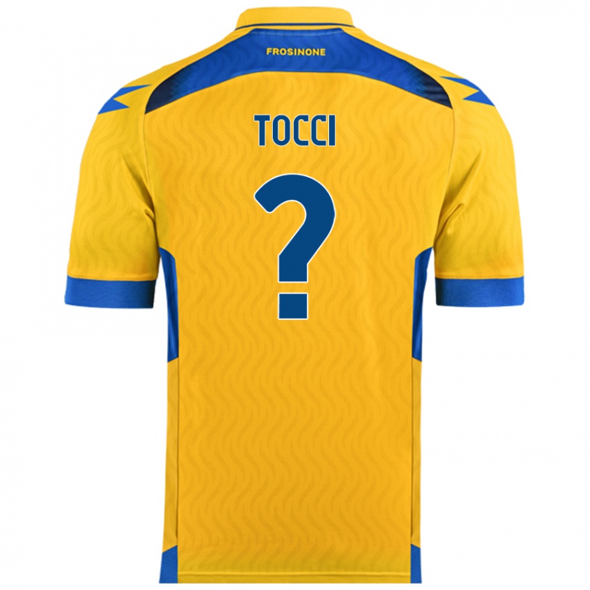 Kinderen Federico Tocci #0 Geel Thuisshirt Thuistenue 2024/25 T-Shirt