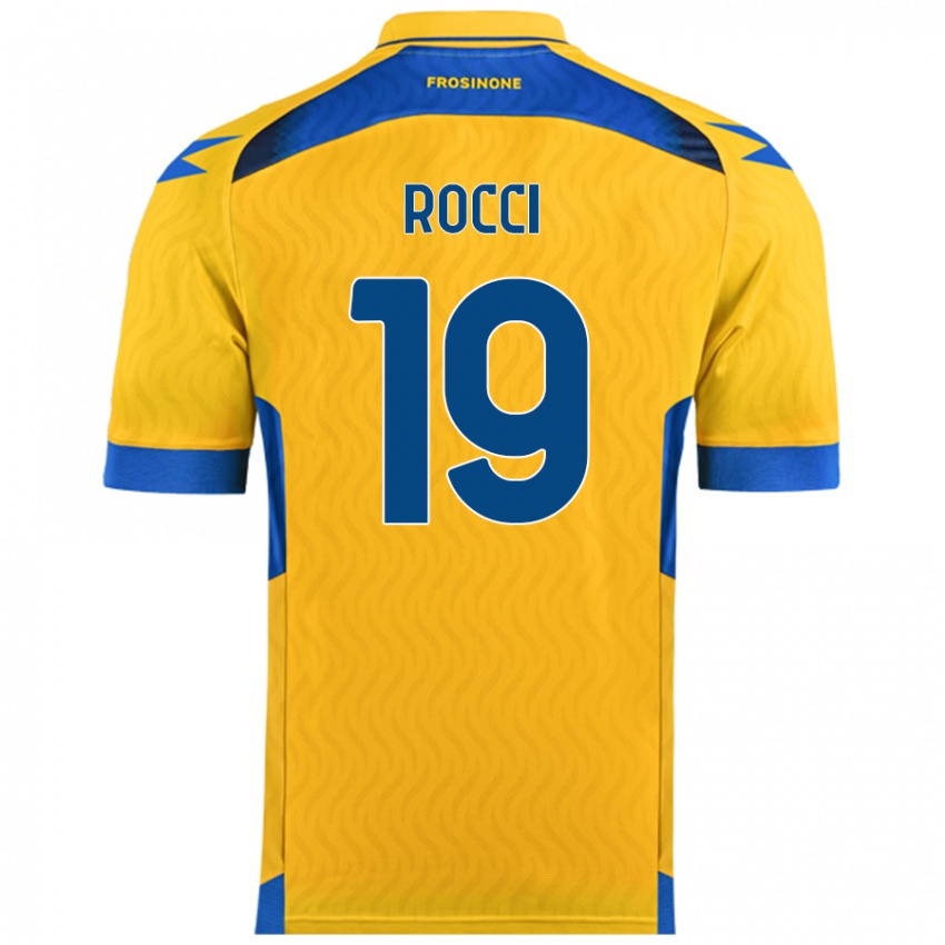 Kinderen Valerio Rocci #19 Geel Thuisshirt Thuistenue 2024/25 T-Shirt