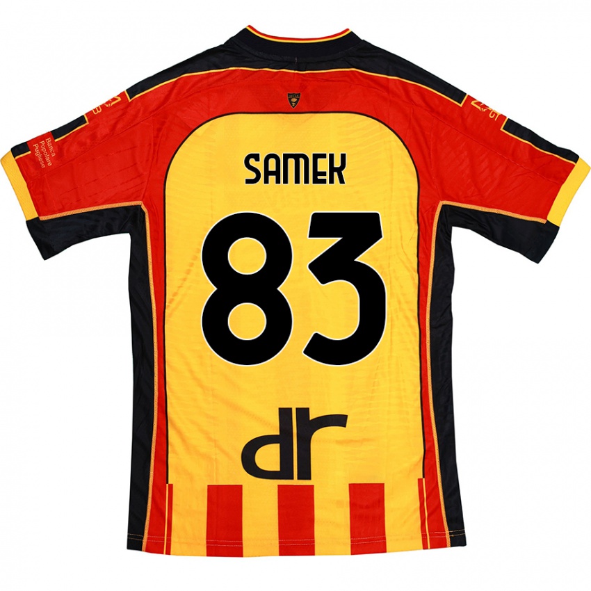 Kinderen Daniel Samek #83 Geel Rood Thuisshirt Thuistenue 2024/25 T-Shirt