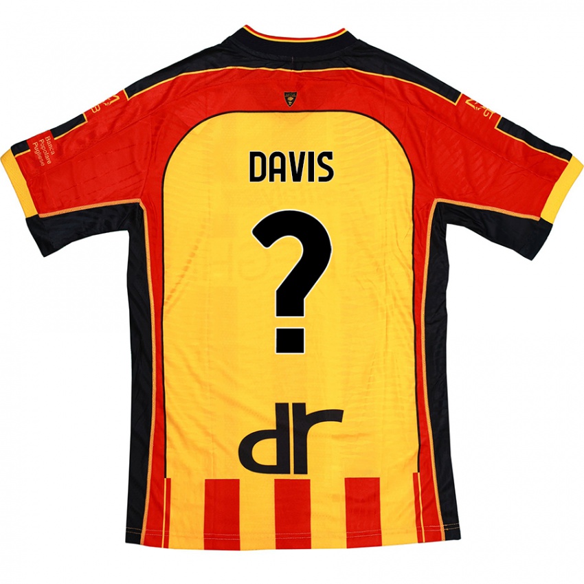 Kinderen Sammi Davis #0 Geel Rood Thuisshirt Thuistenue 2024/25 T-Shirt