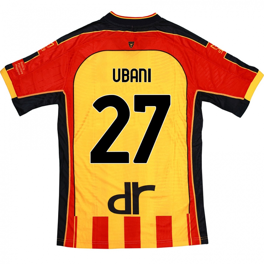 Kinderen Marlon Ubani #27 Geel Rood Thuisshirt Thuistenue 2024/25 T-Shirt