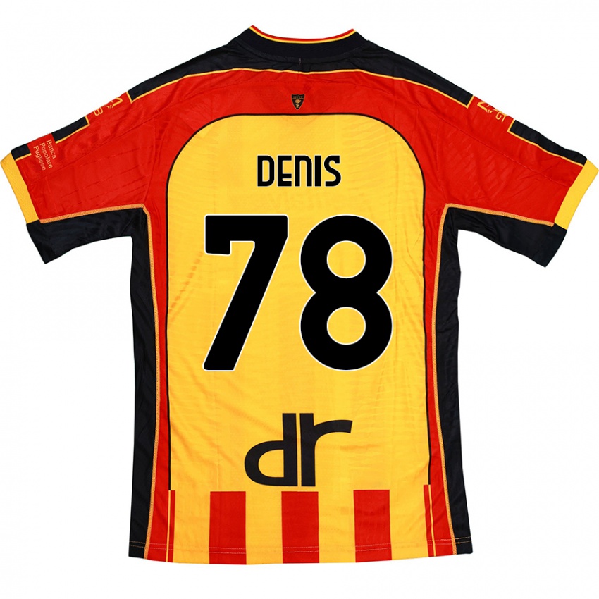 Kinderen Max Denis #78 Geel Rood Thuisshirt Thuistenue 2024/25 T-Shirt