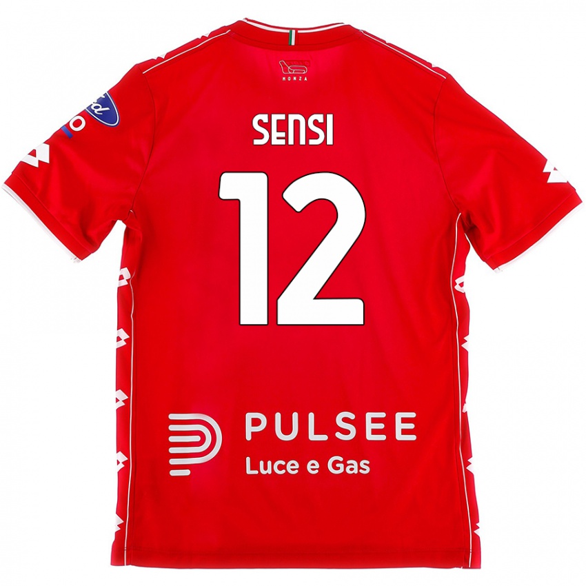 Kinderen Stefano Sensi #12 Rood Wit Thuisshirt Thuistenue 2024/25 T-Shirt