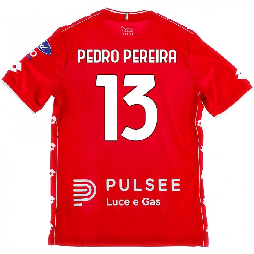 Kinderen Pedro Pereira #13 Rood Wit Thuisshirt Thuistenue 2024/25 T-Shirt