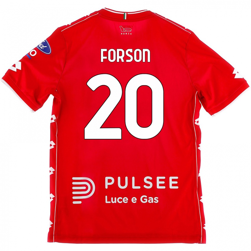 Kinderen Omari Forson #20 Rood Wit Thuisshirt Thuistenue 2024/25 T-Shirt