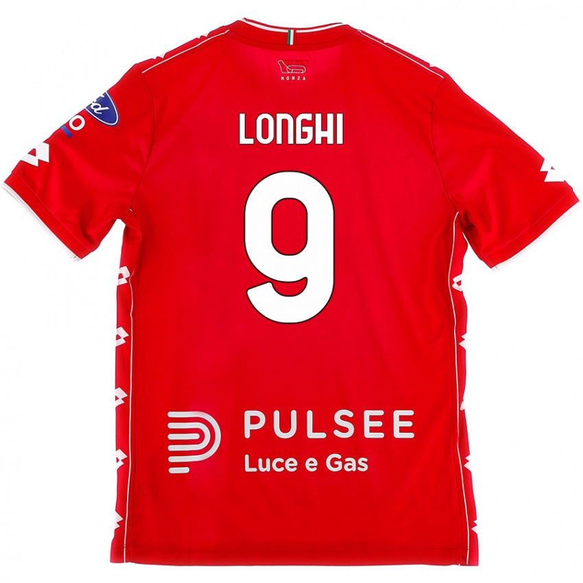 Kinderen Jordan Longhi #9 Rood Wit Thuisshirt Thuistenue 2024/25 T-Shirt