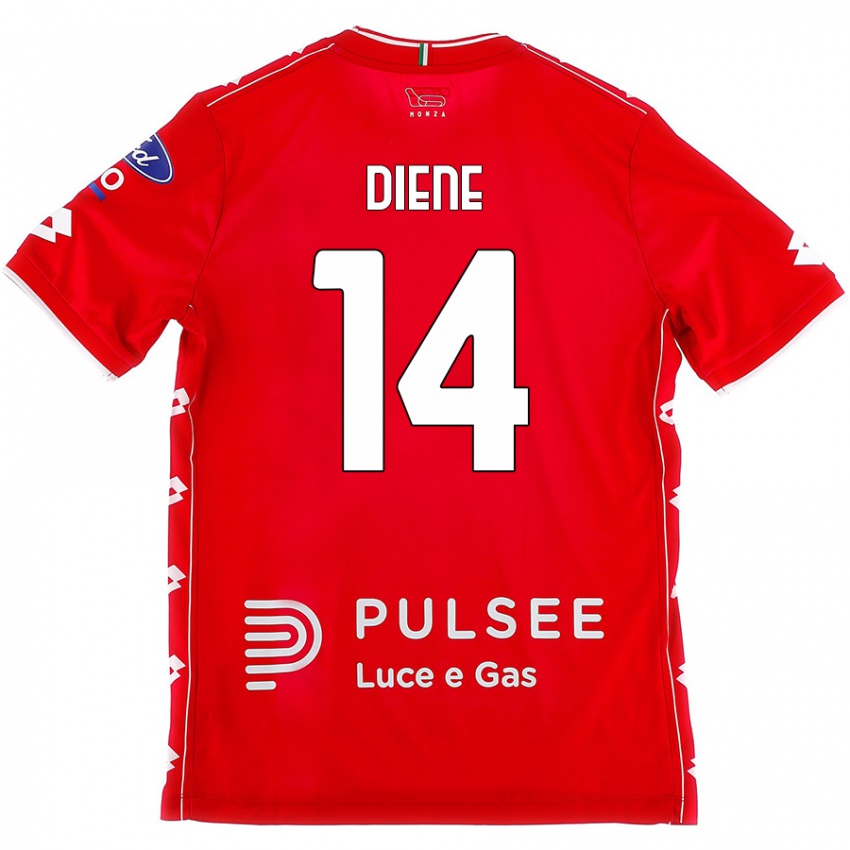 Kinderen Abdou Diene #14 Rood Wit Thuisshirt Thuistenue 2024/25 T-Shirt