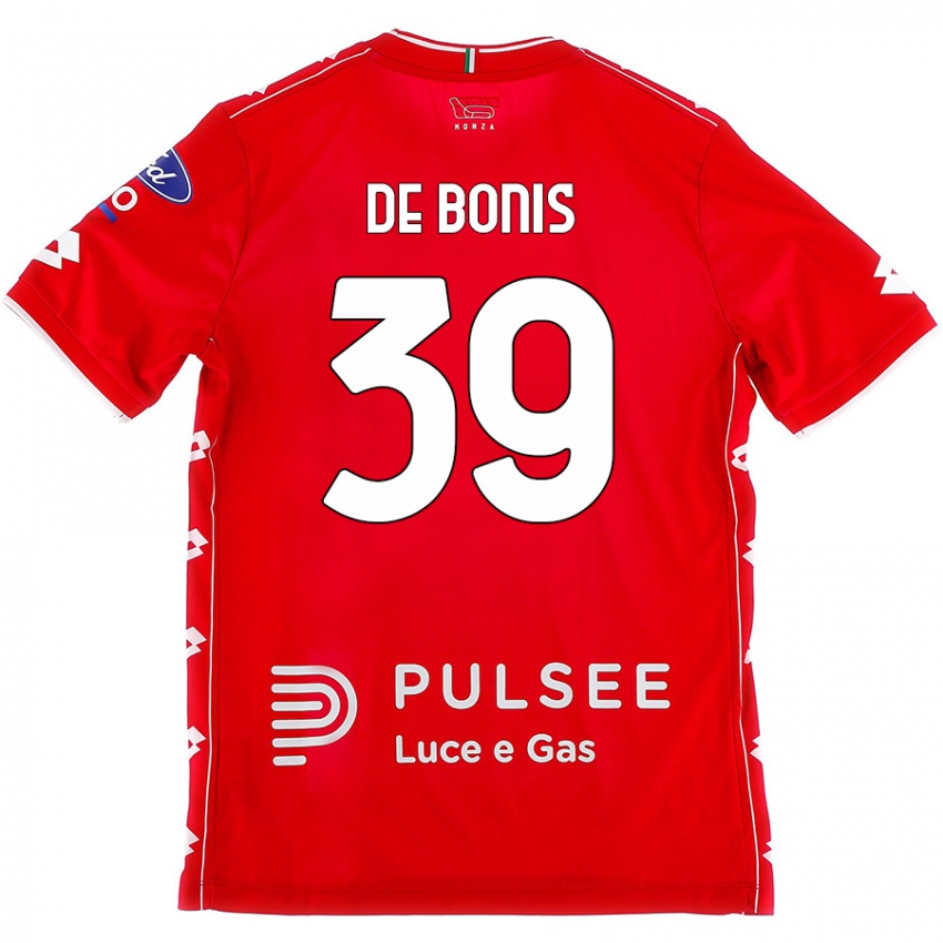 Kinderen Andrea De Bonis #39 Rood Wit Thuisshirt Thuistenue 2024/25 T-Shirt