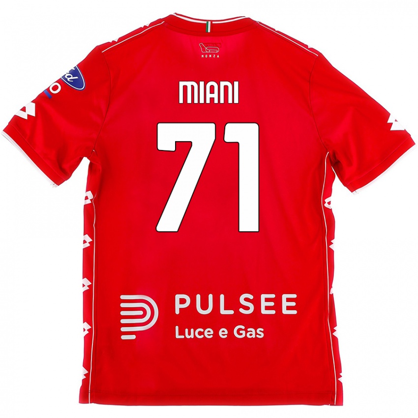 Kinderen Arthur Miani #71 Rood Wit Thuisshirt Thuistenue 2024/25 T-Shirt