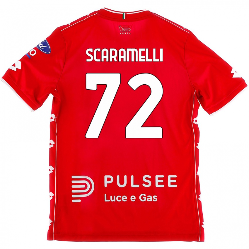 Kinderen Endris Scaramelli #72 Rood Wit Thuisshirt Thuistenue 2024/25 T-Shirt