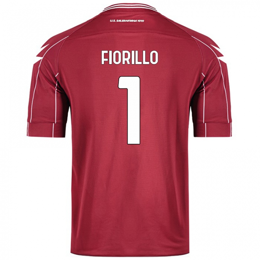 Kinderen Vincenzo Fiorillo #1 Bordeauxrood Thuisshirt Thuistenue 2024/25 T-Shirt