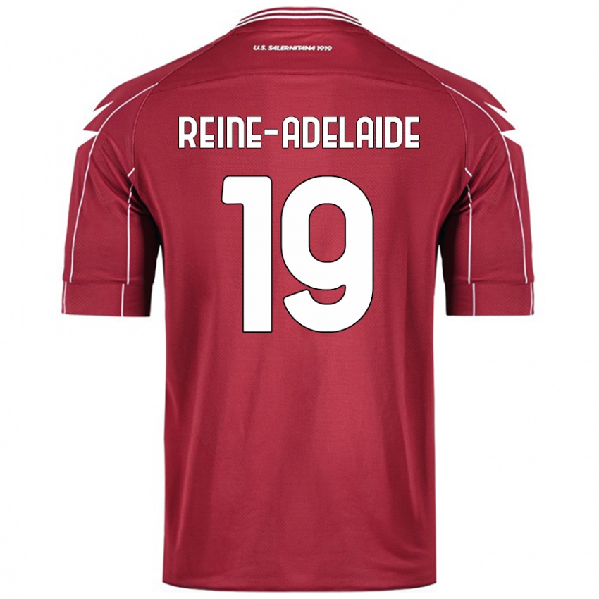 Kinderen Jeff Reine-Adelaide #19 Bordeauxrood Thuisshirt Thuistenue 2024/25 T-Shirt