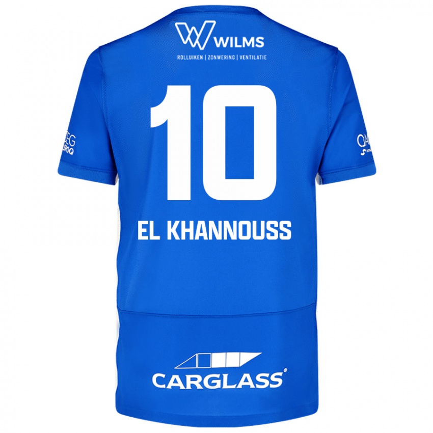 Kinderen Bilal El Khannouss #10 Blauw Thuisshirt Thuistenue 2024/25 T-Shirt