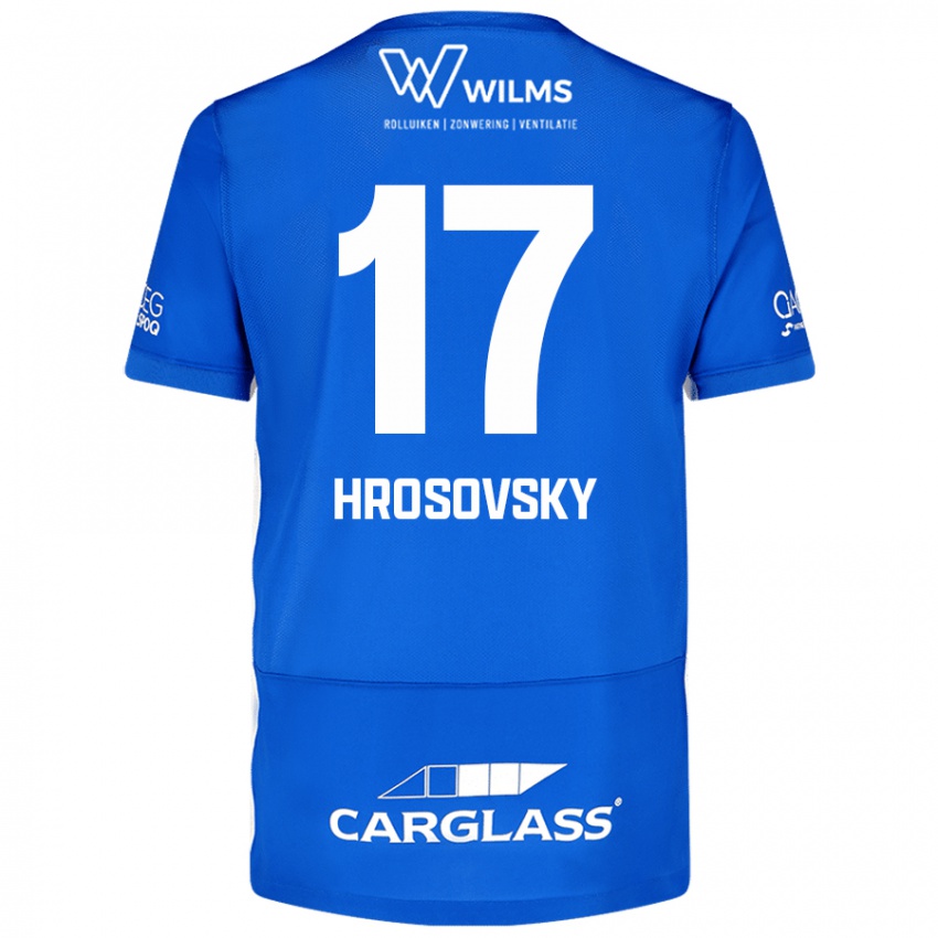 Kinderen Patrik Hrosovsky #17 Blauw Thuisshirt Thuistenue 2024/25 T-Shirt