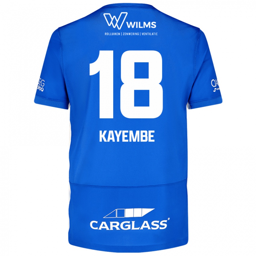 Kinderen Joris Kayembe #18 Blauw Thuisshirt Thuistenue 2024/25 T-Shirt