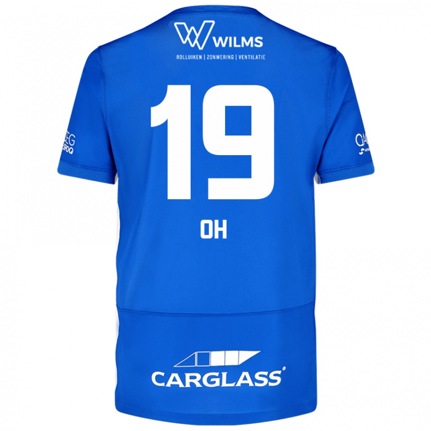 Kinderen Hyeon-Gyu Oh #19 Blauw Thuisshirt Thuistenue 2024/25 T-Shirt