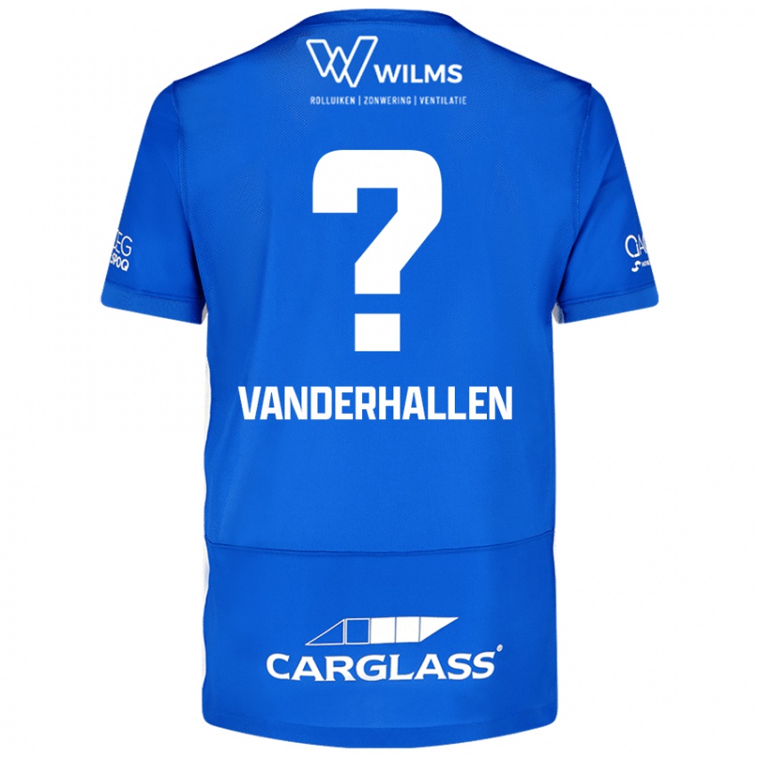 Kinderen Yari Vanderhallen #0 Blauw Thuisshirt Thuistenue 2024/25 T-Shirt