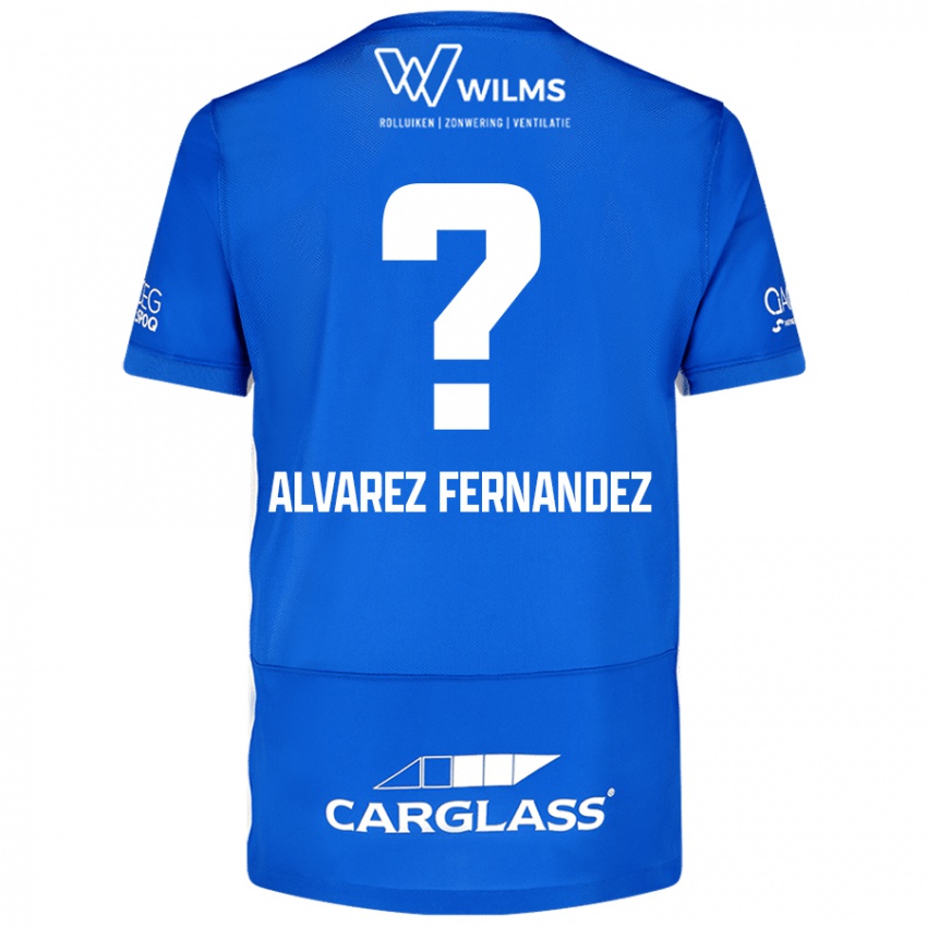 Kinderen Loïc Alvarez Fernandez #0 Blauw Thuisshirt Thuistenue 2024/25 T-Shirt