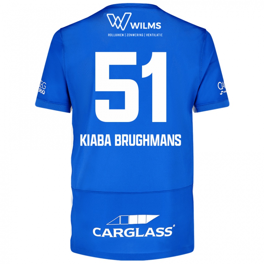 Kinderen Lucca Kiaba Brughmans #51 Blauw Thuisshirt Thuistenue 2024/25 T-Shirt