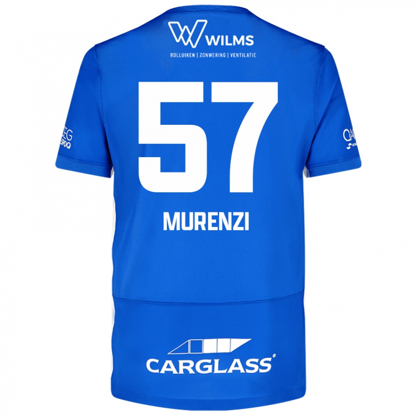 Kinderen Aaron Murenzi #57 Blauw Thuisshirt Thuistenue 2024/25 T-Shirt