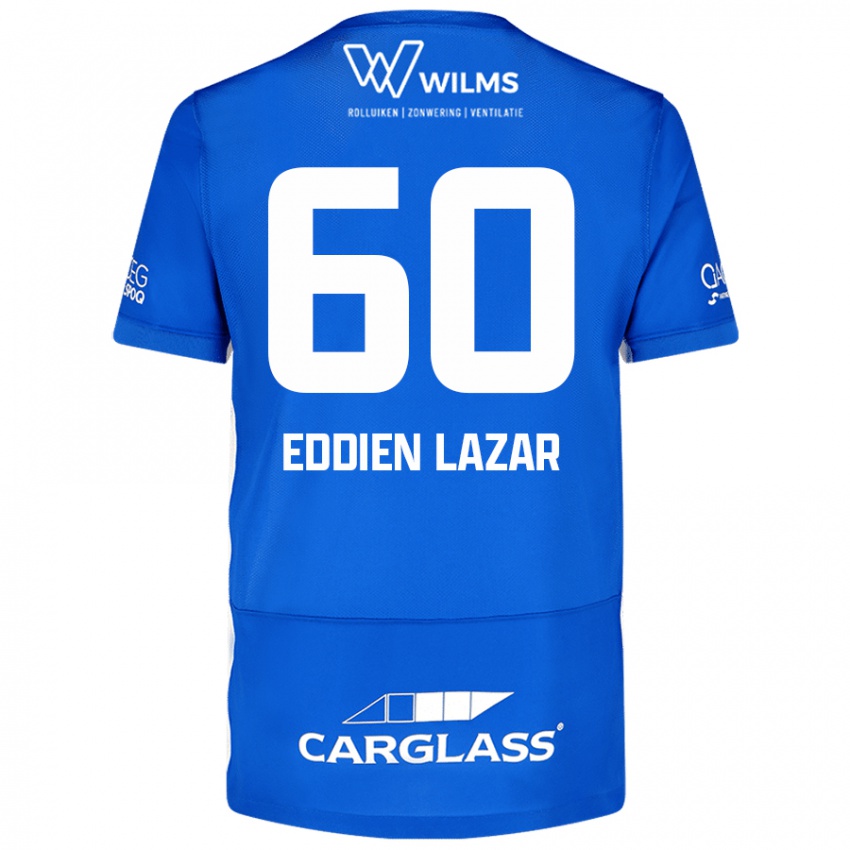 Kinderen Saif Eddien Lazar #60 Blauw Thuisshirt Thuistenue 2024/25 T-Shirt