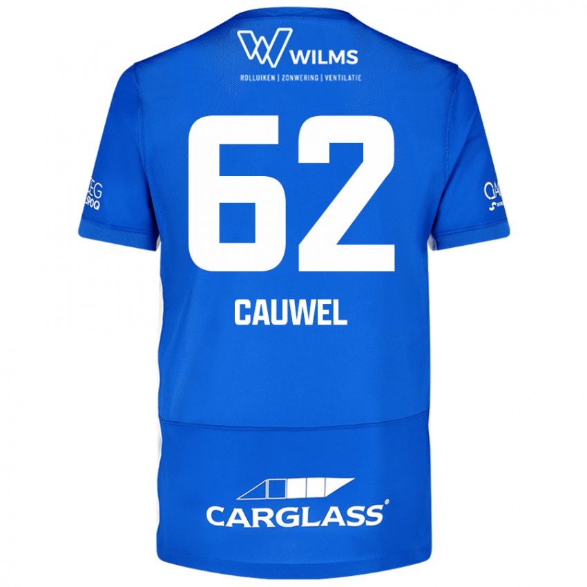 Kinderen Michiel Cauwel #62 Blauw Thuisshirt Thuistenue 2024/25 T-Shirt