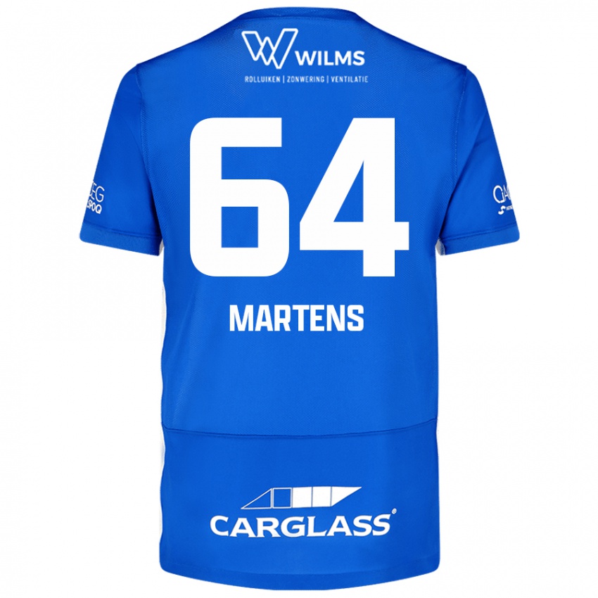 Kinderen Nolan Martens #64 Blauw Thuisshirt Thuistenue 2024/25 T-Shirt