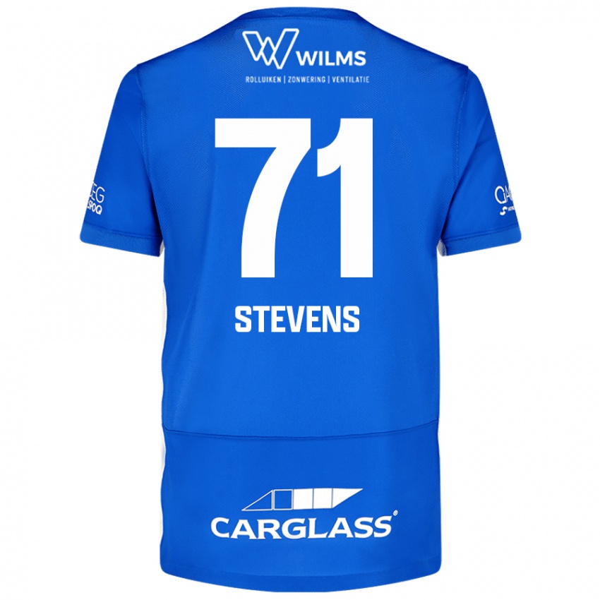 Kinderen Brent Stevens #71 Blauw Thuisshirt Thuistenue 2024/25 T-Shirt