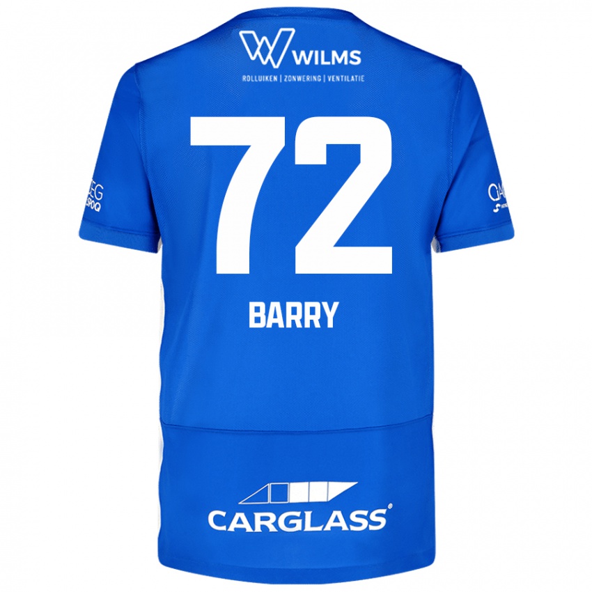 Kinderen Alpha Barry #72 Blauw Thuisshirt Thuistenue 2024/25 T-Shirt