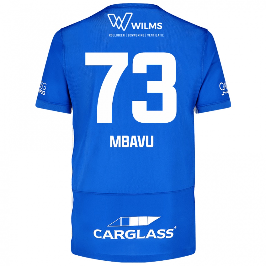 Kinderen Elie Mbavu #73 Blauw Thuisshirt Thuistenue 2024/25 T-Shirt