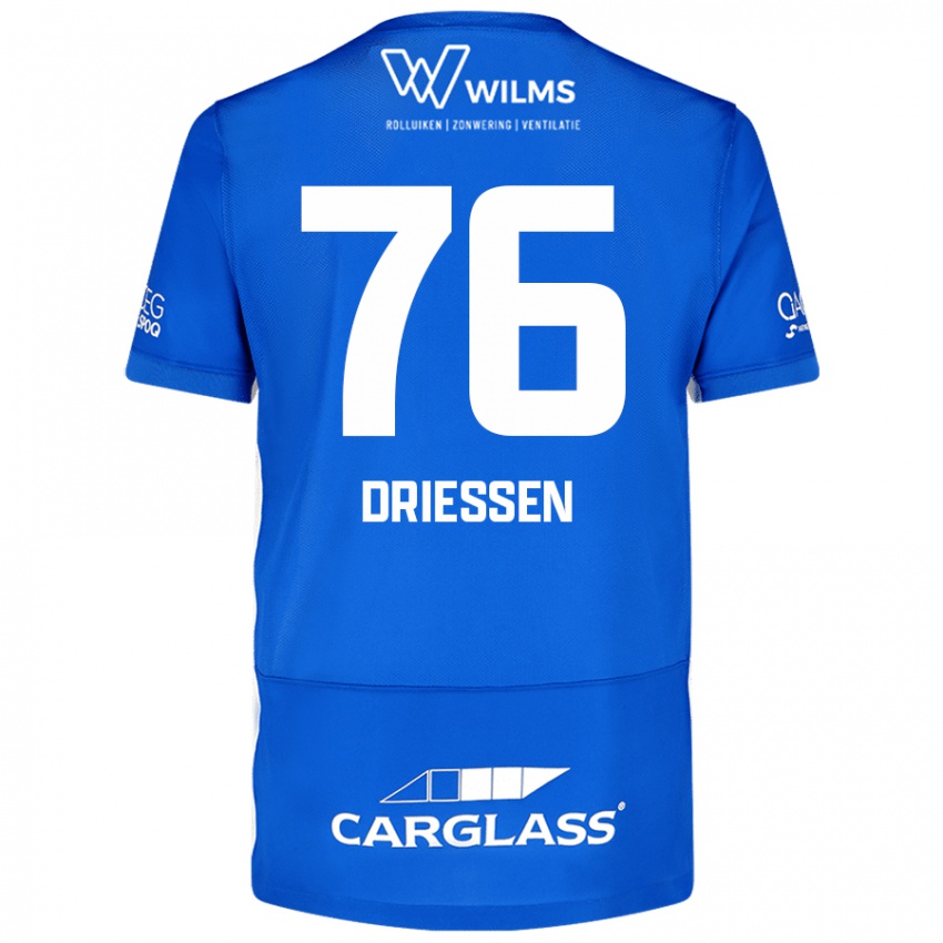 Kinderen Jelle Driessen #76 Blauw Thuisshirt Thuistenue 2024/25 T-Shirt