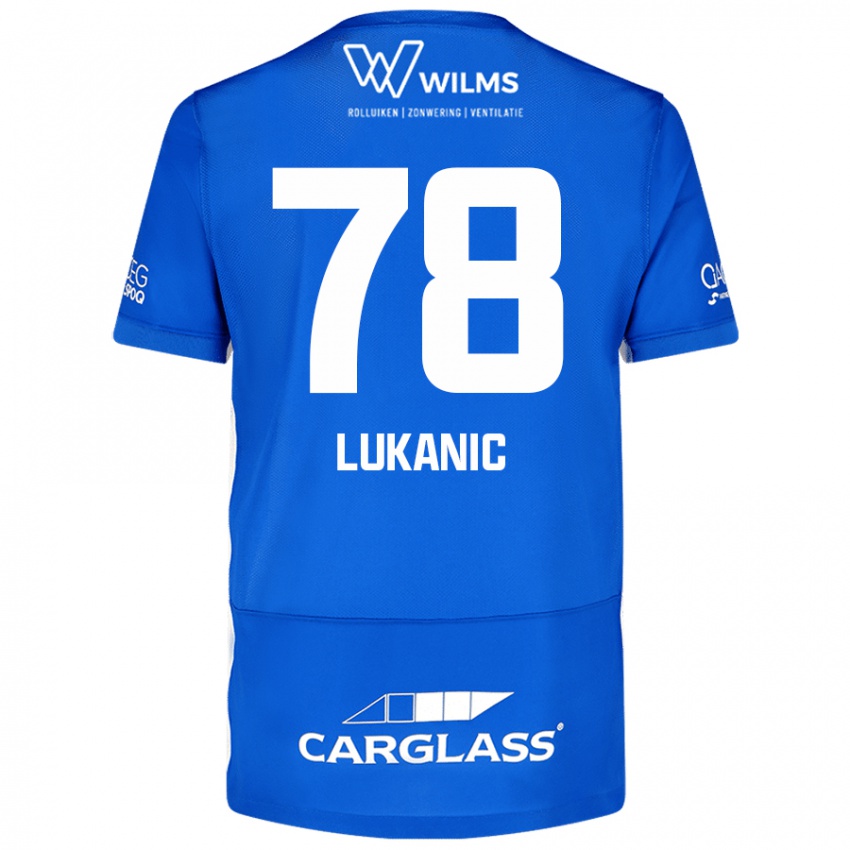 Kinderen Luka Lukanic #78 Blauw Thuisshirt Thuistenue 2024/25 T-Shirt