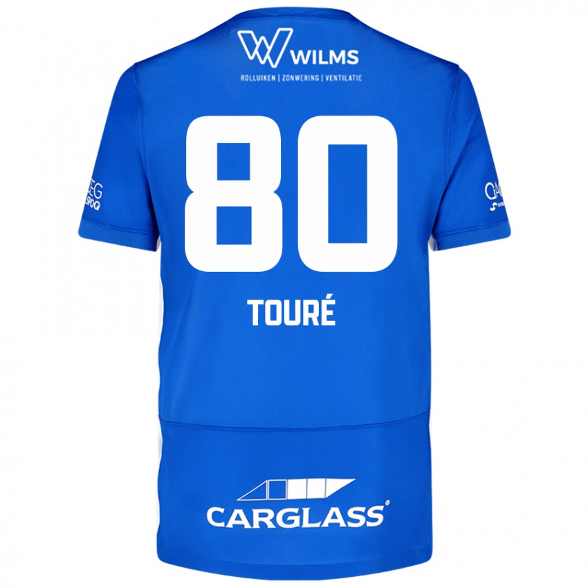 Kinderen Saïdou Touré #80 Blauw Thuisshirt Thuistenue 2024/25 T-Shirt